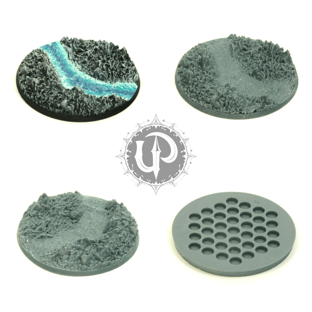 55mm Mountain themed base
