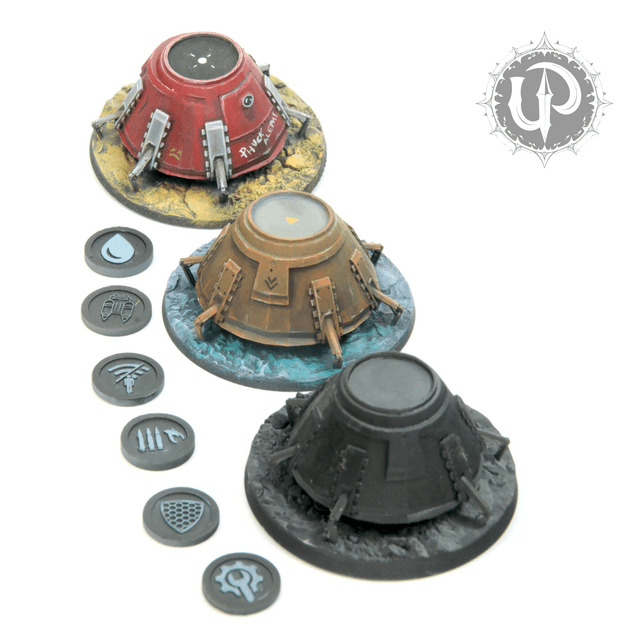 Lunar module Speedball markers 