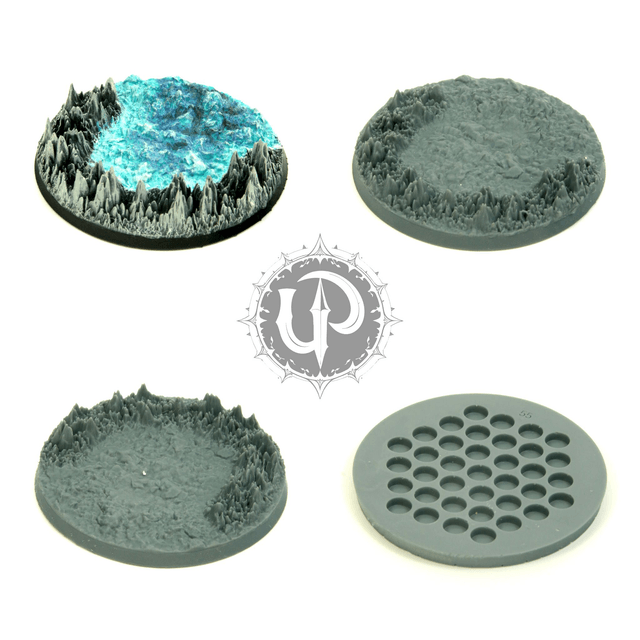 55mm Mountain themed base