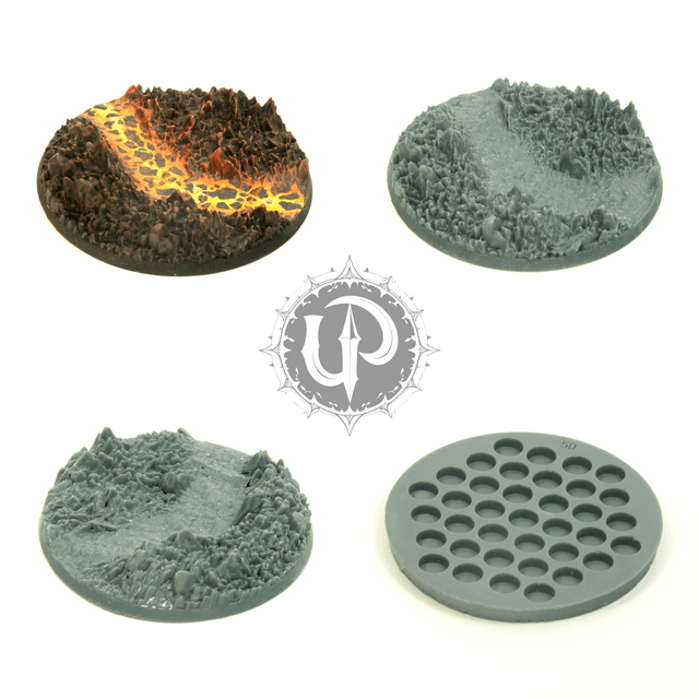 50mm Mountain themed base
