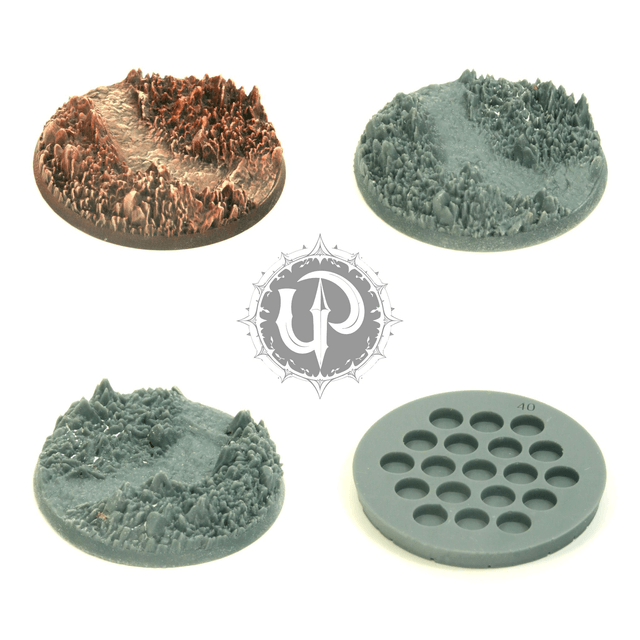 40mm Mountain themed base