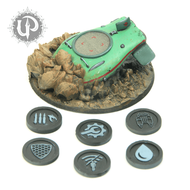 Crash site Speedball markers