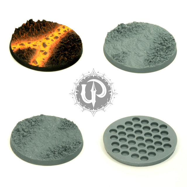 50mm Mountain themed base