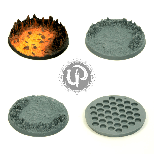 50mm Mountain themed base