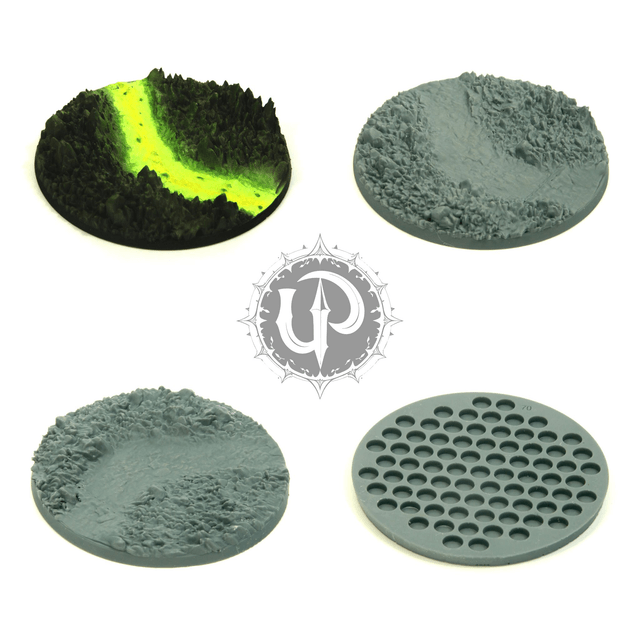 70mm Mountain themed base