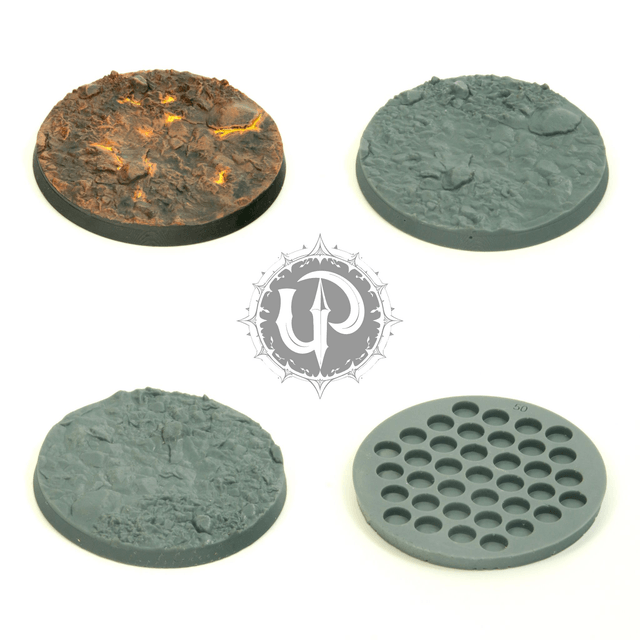50mm Mountain themed base