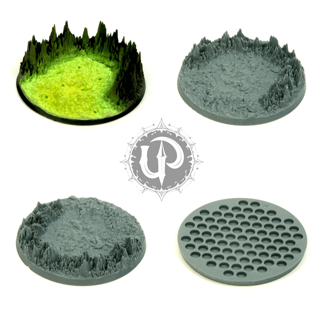 70mm Mountain themed base