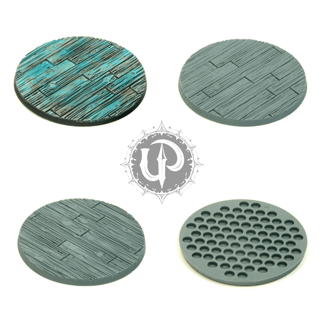 70mm Hardwood themed base