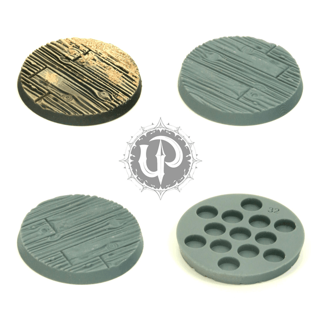 32mm Hardwood themed base